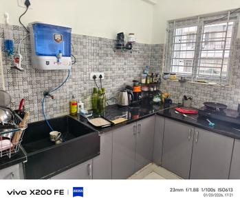 Kitchen Image of 1100 Sq.ft 2 BHK Builder Floor for rent in Kadubeesanahalli Bengaluru for Rs. 45000