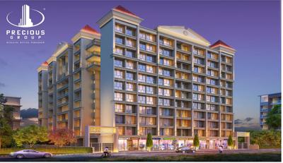 Image of 690 Sq.ft 1 BHK Independent House for sale in Precious Majestic, Pushpak Nagar, Navi Mumbai for Rs. 4200000
