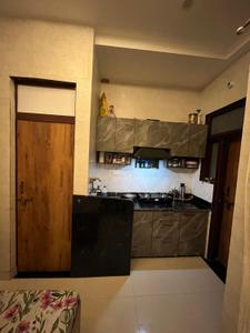 Kitchen Image of 550 Sq.ft 1 BHK Builder Floor for rent in Sector 121 Noida for Rs. 16000