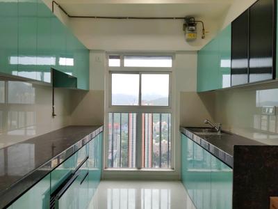 Kitchen Image of 2400 Sq.ft 3 BHK Apartment / Flat for sale in Sheth Avalon, Thane West Thane for Rs. 36700000