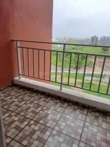 Balcony Image of 950 Sq.ft 2 BHK Apartment / Flat for rent in Majestique Rhythm County, Handewadi Pune for Rs. 20500