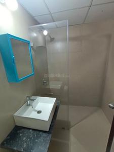Bathroom Image of 1500 Sq.ft 3 BHK Apartment / Flat for rent in Runwal The Central Park, Chinchwad Pune for Rs. 46000