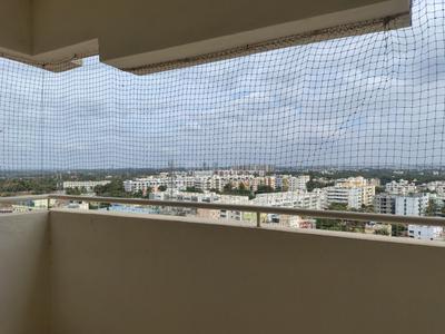 Balcony Image of 1500 Sq.ft 3 BHK Apartment / Flat for rent in SLV Pragathi Amber, Electronic City Bengaluru for Rs. 30000