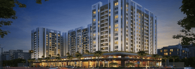 Image of 949 Sq.ft 2 BHK Apartment / Flat for sale in Mangalam Melizma, Kiwale, Pune for Rs. 4800000