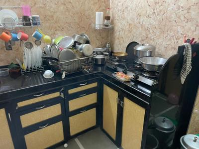 Kitchen Image of 900 Sq.ft 3 BHK Apartment / Flat for sale in Shiv Ganga CHS, Dombivli West Thane for Rs. 7000000