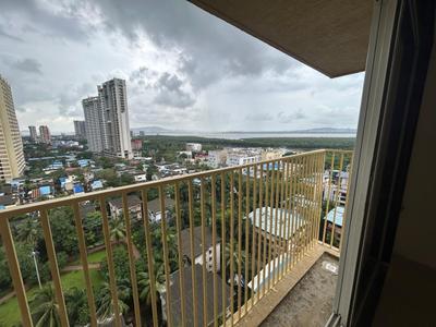 Balcony Image of 1650 Sq.ft 3 BHK Apartment / Flat for rent in EV 10 Marina Bay, Vashi Navi Mumbai for Rs. 85000