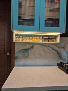 Kitchen Image of 1576 Sq.ft 3 BHK Apartment / Flat for rent in Shriram Chirping Woods, Harlur Bengaluru for Rs. 76000