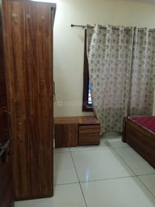 Bedroom Image of 350 Sq.ft 1 BHK Builder Floor for rent in Mahalakshmi Nagar Indore for Rs. 16000