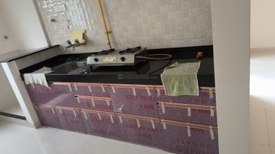 Kitchen Image of 700 Sq.ft 1 BHK Apartment / Flat for rent in Nyati Elan, Wagholi Pune for Rs. 18500