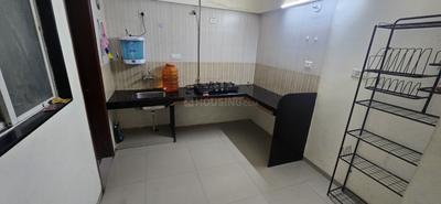 Kitchen Image of 698 Sq.ft 1 BHK Apartment / Flat for rent in Siddhi Nisarg, Wakad Pune for Rs. 23000