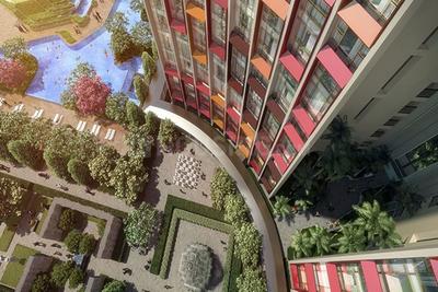 Balcony Image of 1550 Sq.ft 3 BHK Apartment / Flat for sale in Lodha Adrina, Lower Parel Mumbai for Rs. 77500000