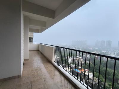 Balcony Image of 3312 Sq.ft 3 BHK Apartment / Flat for rent in Parx Laureate, Sector 108 Noida for Rs. 85000
