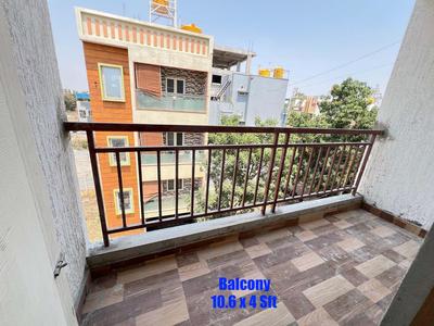 Balcony Image of 1215 Sq.ft 2 BHK Apartment / Flat for sale in Horamavu Bengaluru for Rs. 6000000