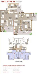 Image of 1760 Sq.ft 4 BHK Apartment / Flat for sale in SKA Atlantis, Siddharth Vihar, Ghaziabad for Rs. 24100000