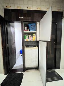 Kitchen Image of 680 Sq.ft 1 BHK Apartment / Flat for rent in Airoli Navi Mumbai for Rs. 27000