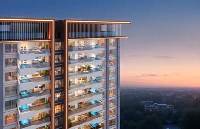 Image of 2100 Sq.ft 3.5 BHK Apartment / Flat for sale in Bramhacorp Sun Valley Phase 1, Bavdhan, Pune for Rs. 21400000