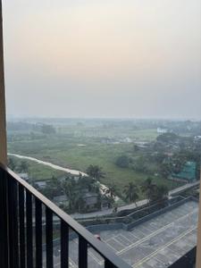 Balcony Image of 830 Sq.ft 2 BHK Apartment / Flat for rent in Elevate At Godrej Se7en, Hanspukuria Kolkata for Rs. 26000