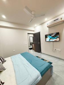 Bedroom Image of 600 Sq.ft 1 BHK Apartment / Flat for rent in Trifecta Starlight, Mahadevapura Bengaluru for Rs. 15000