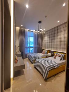 Bedroom Image of 1100 Sq.ft 2 BHK Apartment / Flat for sale in The Arena Hiranandani Fortune City, Panvel Navi Mumbai for Rs. 15000000