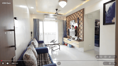 Living Room Image of 510 Sq.ft 1 BHK Apartment / Flat for sale in Vijay Orovia, Hiranandani Estate Thane for Rs. 8500000