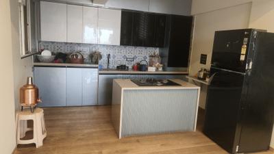 Kitchen Image of 1001 Sq.ft 3 BHK Apartment / Flat for sale in Goel Hill Shire, Wagholi Pune for Rs. 9500000