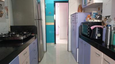 Kitchen Image of 750 Sq.ft 2 BHK Apartment / Flat for sale in Blue Crystal, Dahisar West Mumbai for Rs. 16800000