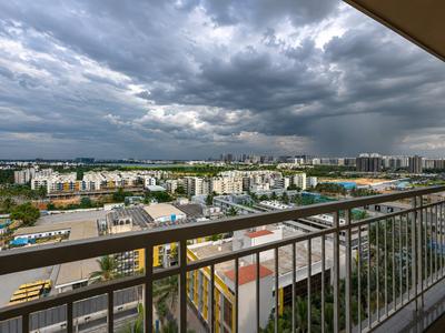 Balcony Image of 1800 Sq.ft 3 BHK Apartment / Flat for rent in Vaswani Menlo Park, Munnekollal Bengaluru for Rs. 90000