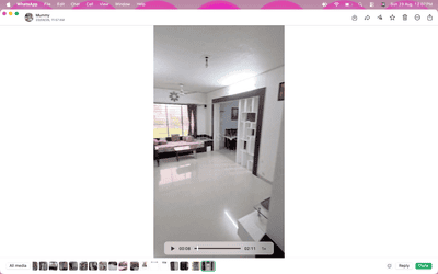 Living Room Image of 1200 Sq.ft 2 BHK Apartment / Flat for rent in JT JT Stuti Highland, Mughal Sarai Surat for Rs. 25000