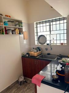 Kitchen Image of 750 Sq.ft 1 BHK Independent House for rent in New Tippasandra Bengaluru for Rs. 26000