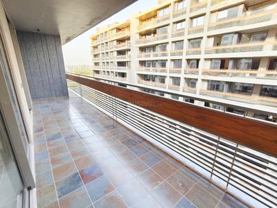 Balcony Image of 2916 Sq.ft 3 BHK Apartment / Flat for rent in Saamarth H7, PDPU Road Gandhinagar for Rs. 36000