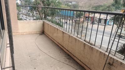 Balcony Image of 1000 Sq.ft 2 BHK Apartment / Flat for rent in Achalare 52 Green Woods, Sus Pune for Rs. 32000