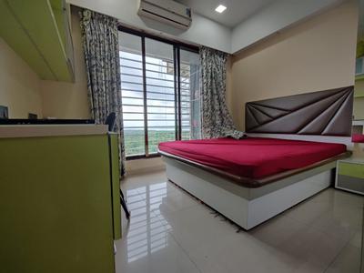 Bedroom Image of 1555 Sq.ft 3 BHK Apartment / Flat for rent in B and M Millennium Avanish, Airoli Navi Mumbai for Rs. 80000