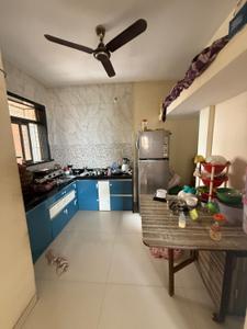 Kitchen Image of 1350 Sq.ft 3 BHK Apartment / Flat for rent in Happy Home Sarvodaya Hill, Thakurli Thane for Rs. 30000