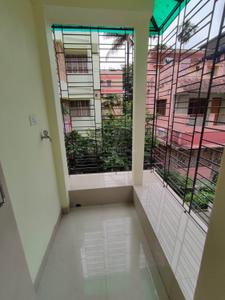 Balcony Image of 1000 Sq.ft 3 BHK Apartment / Flat for rent in Bansdroni Kolkata for Rs. 31000