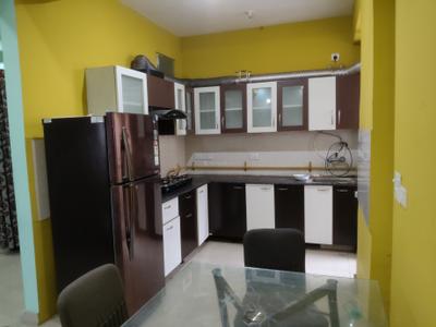 Kitchen Image of 1390 Sq.ft 3 BHK Apartment / Flat for rent in Newtech La Galaxia, Surajpur Greater Noida for Rs. 30000