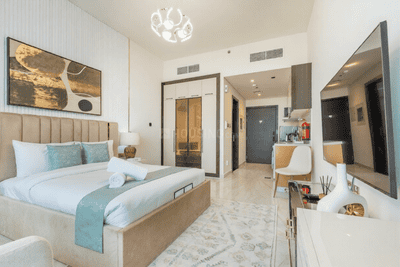 Bedroom Image of 407 Sq.ft 1 RK Apartment / Flat for sale in Jebel Ali Village Dubai for Rs. 18299835