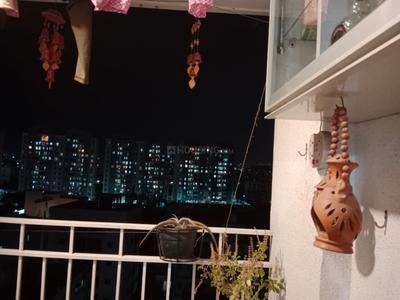 Balcony Image of 1000 Sq.ft 2 BHK Apartment / Flat for sale in Bhandari BA Iris, Wagholi Pune for Rs. 7700000