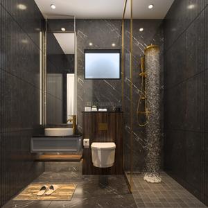 Bathroom Image of 1450 Sq.ft 3 BHK Apartment / Flat for sale in Urban Nest The Zirk, Nabha Zirakpur for Rs. 7700000