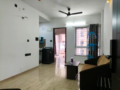 Living Room Image of 635 Sq.ft 1 BHK Apartment / Flat for rent in VTP Leonara H Building, Mahalunge Pune for Rs. 26000