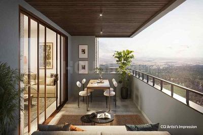 Balcony Image of 1518 Sq.ft 3 BHK Apartment / Flat for sale in Assetz KVN Niwa And Neo, Venkatala Bengaluru for Rs. 14900000