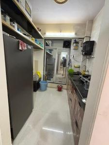 Kitchen Image of 500 Sq.ft 1 BHK Apartment / Flat for rent in Krishna Heights, Ghansoli Navi Mumbai for Rs. 40000