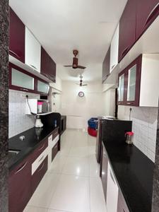 Kitchen Image of 672 Sq.ft 2 BHK Apartment / Flat for rent in Ashtavinayak City, Fursungi Pune for Rs. 24000