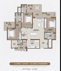 Image of 2500 Sq.ft 3.5 BHK Apartment / Flat for sale in Smartworld One DXP, Sector 113, Gurgaon for Rs. 44000000