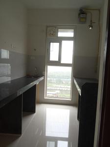 Kitchen Image of 750 Sq.ft 1 BHK Apartment / Flat for rent in Ashar Arize, Kalwa Thane for Rs. 30000