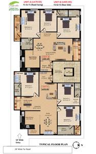 Image of 1470 Sq.ft 3 BHK Apartment / Flat for sale in Saligramam, Chennai for Rs. 15000000