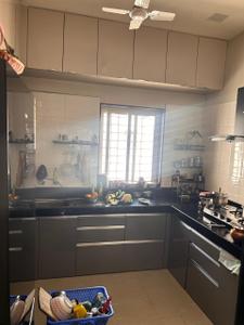 Kitchen Image of 1500 Sq.ft 3 BHK Apartment / Flat for rent in Swargate Pune for Rs. 49000