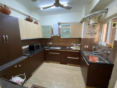Kitchen Image of 1850 Sq.ft 3 BHK Apartment / Flat for sale in Omaxe Royal Residency, Thakkarwal Ludhiana for Rs. 13500000