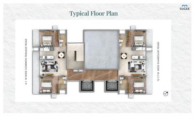 Image of 867 Sq.ft 2 BHK Apartment / Flat for sale in Sugee Srushti, Dadar East, Mumbai for Rs. 34800000