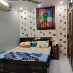 Bedroom Image of 1000 Sq.ft 2 BHK Independent House for rent in Lajpat Nagar New Delhi for Rs. 50000