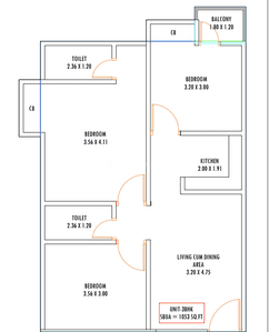 Image of 987 Sq.ft 3 BHK Apartment / Flat for sale in Kala Pahar, Guwahati for Rs. 4935000